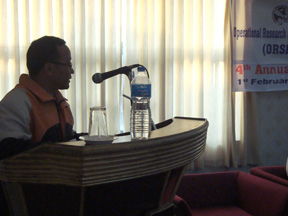 General Secretary Mr. Govinda Tamang Highlighting ORSN Activities